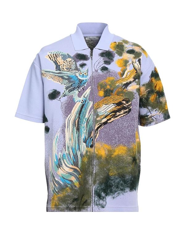 ヴァレンティノ メンズ アウター カーディガン VALENTINO GARAVANI ファスナー付きニット Lilac ライラック