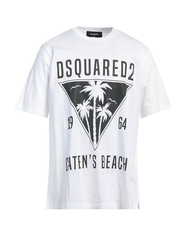 ディースクエアード メンズ トップス Tシャツ DSQUARED2 Ｔシャツ White ホワイト