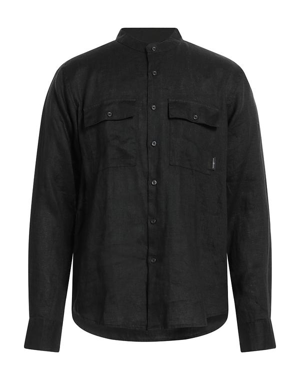 ジョン リッチモンド メンズ トップス シャツ JOHN RICHMOND 無地シャツ Black ブラック