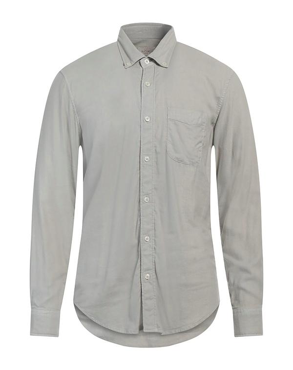 アルテア メンズ トップス シャツ ALTEA 無地シャツ Light Gray グレー