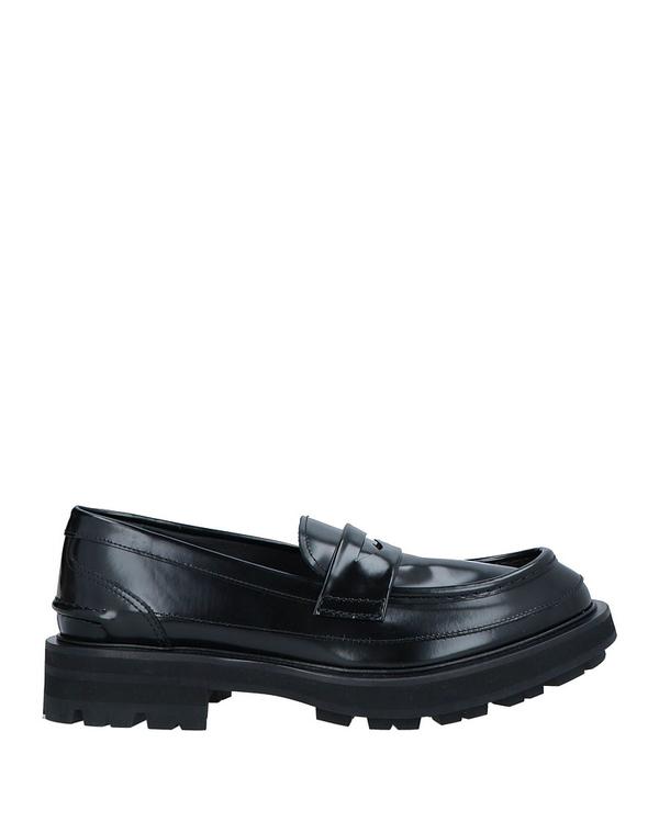 マックイーン メンズ シューズ スリッポン・ローファー MCQUEEN モカシン Black 黒いこと