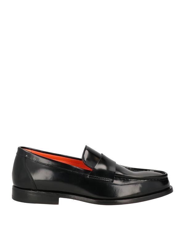 サントーニ メンズ シューズ スリッポン・ローファー SANTONI モカシン Black 黒いこと