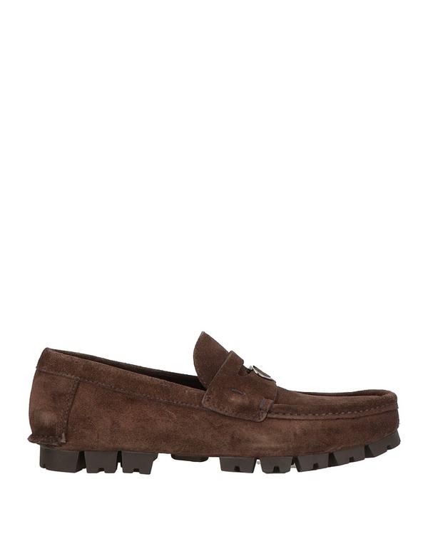 フェラガモ メンズ シューズ スリッポン・ローファー FERRAGAMO モカシン Dark Brown 赤銅色