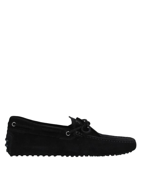トッズ メンズ シューズ スリッポン・ローファー TOD'S モカシン Black ブラック