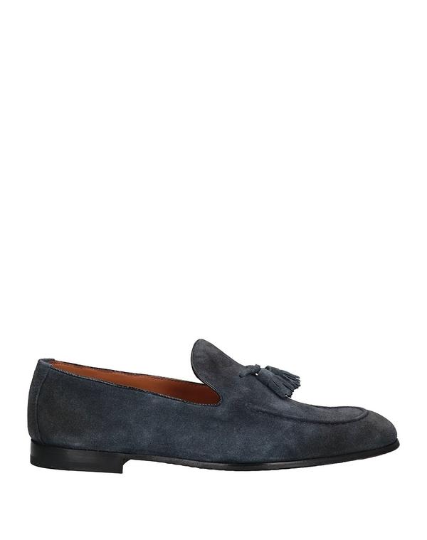 ドンカルズ メンズ シューズ スリッポン・ローファー DOUCAL'S モカシン Blue Gray グレー