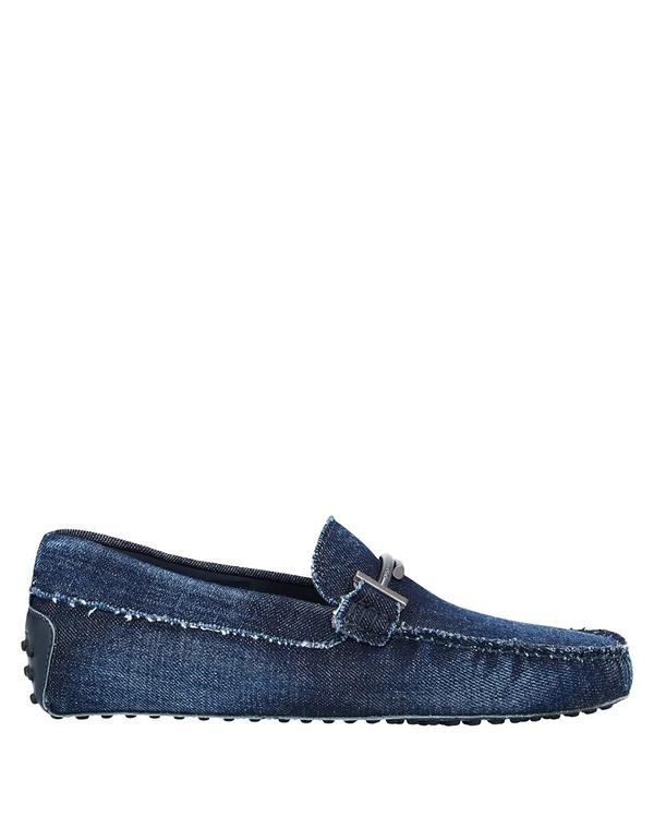 トッズ メンズ シューズ スリッポン・ローファー TOD'S モカシン Midnight Blue ブルー