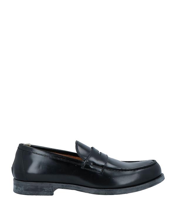 オフィシンクリエイティブ メンズ シューズ スリッポン・ローファー OFFICINE CREATIVE ITALIA モカシン Black 黒いこと メンズ靴-ローファー