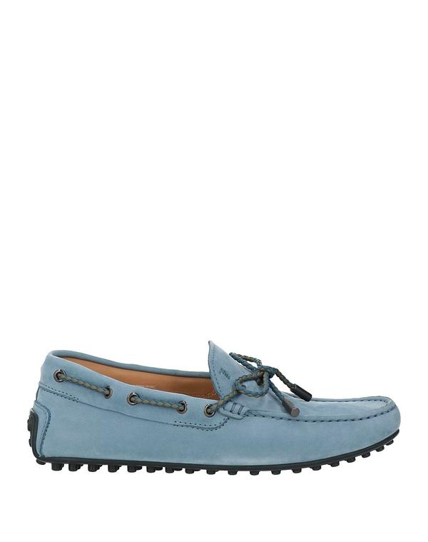 トッズ メンズ シューズ スリッポン・ローファー TOD'S モカシン Pastel Blue ブルー