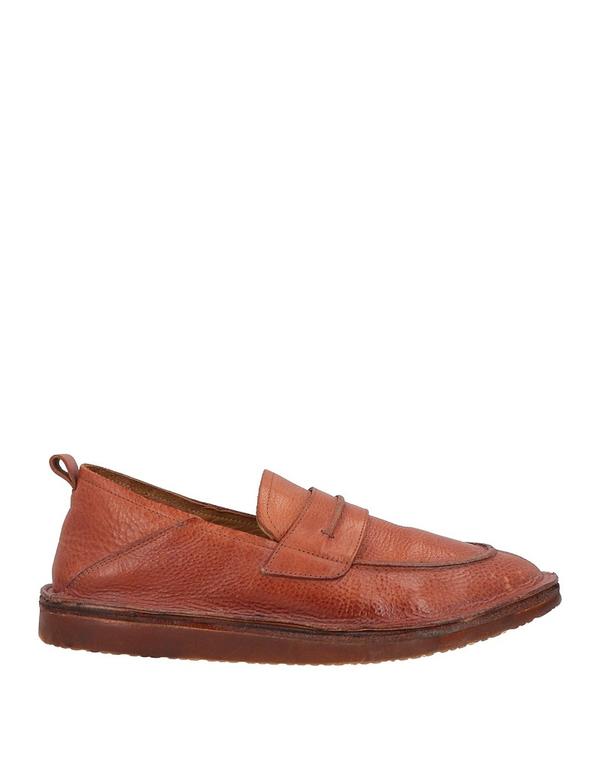 モマ メンズ シューズ スリッポン・ローファー MOMA モカシン Brown 赤銅色