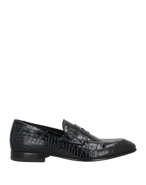 ジーオーバーニー・コンティー メンズ シューズ スリッポン・ローファー GIOVANNI CONTI モカシン Midnight Blue ブルー