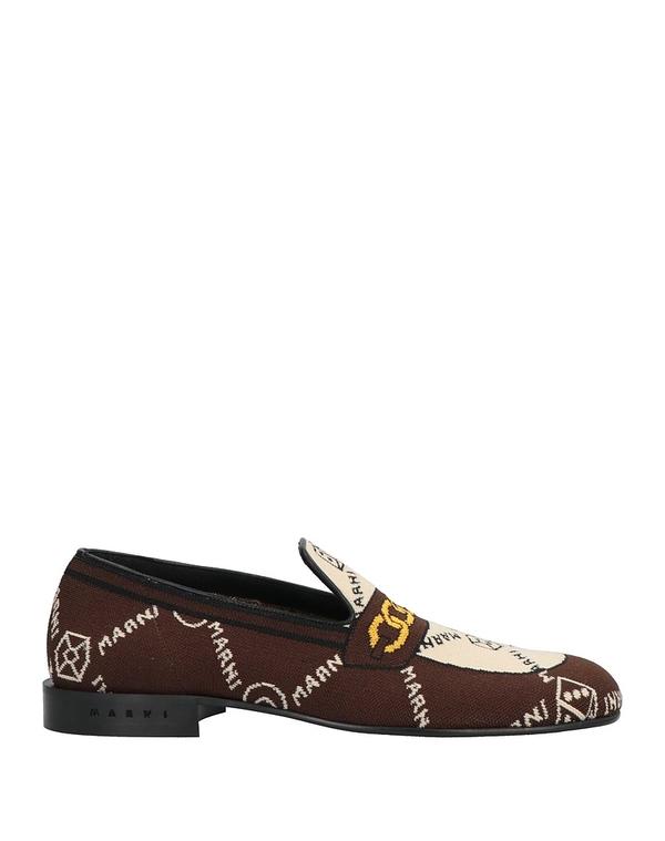 マルニ メンズ シューズ スリッポン・ローファー MARNI モカシン Dark Brown 赤銅色