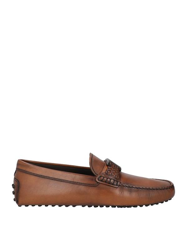 トッズ メンズ シューズ スリッポン・ローファー TOD'S モカシン Brown ブラウン