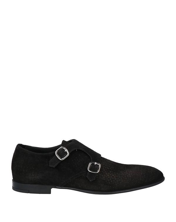 ドンカルズ メンズ シューズ スリッポン・ローファー DOUCAL'S モカシン Black ブラック｜ReVida 店