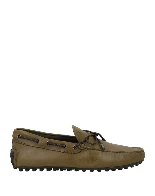 トッズ メンズ シューズ スリッポン・ローファー TOD\u0027S モカシン Khaki カーキ