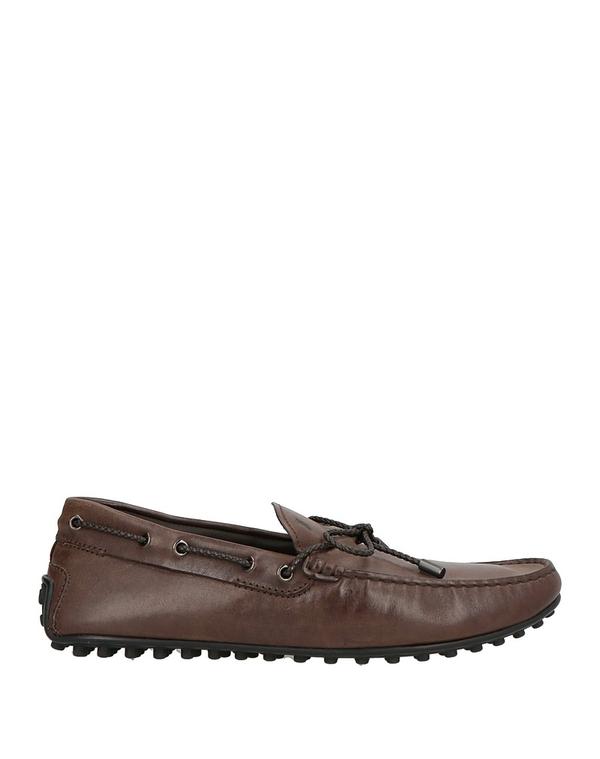 トッズ メンズ シューズ スリッポン・ローファー TOD\u0027S モカシン Dark Brown 赤銅色