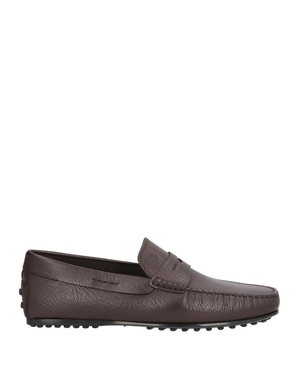 トッズ メンズ シューズ スリッポン・ローファー TOD'S モカシン Dark Brown ブラウン