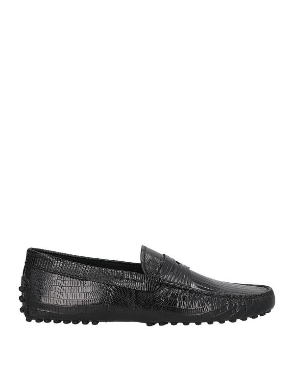 トッズ メンズ シューズ スリッポン・ローファー TOD'S モカシン Black ブラック