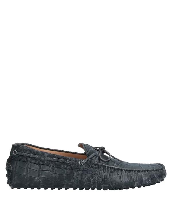 トッズ メンズ シューズ スリッポン・ローファー TOD'S モカシン Charcoal チャコール