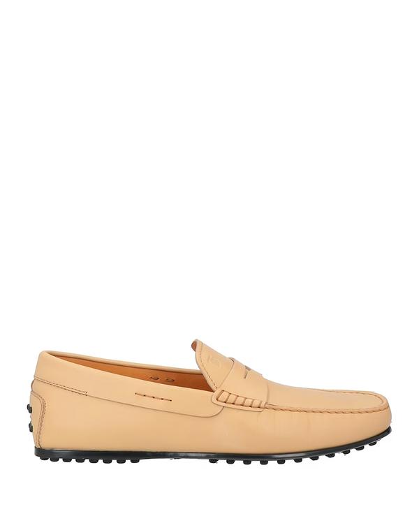 トッズ メンズ シューズ スリッポン・ローファー TOD'S モカシン Beige ベージュ