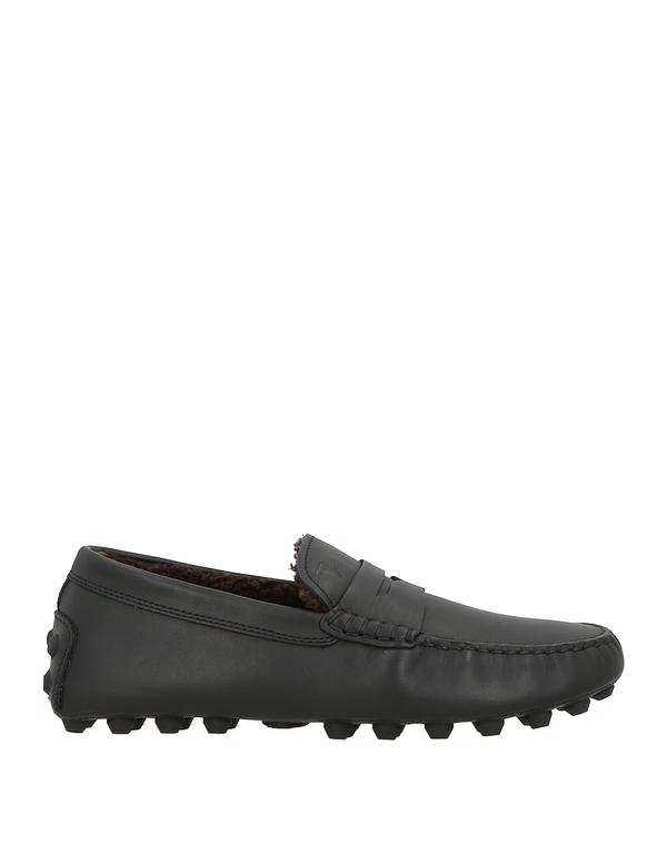 トッズ メンズ シューズ スリッポン・ローファー TOD\u0027S モカシン Black 黒いこと 靴-メンズ靴