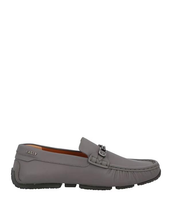 バリー メンズ シューズ スリッポン・ローファー BALLY モカシン Gray 薄墨色 ローファー-メンズ靴