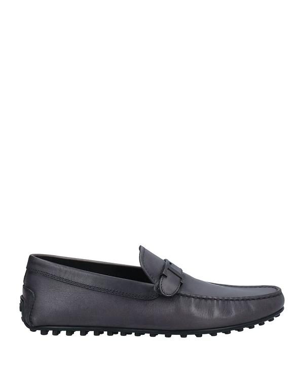 トッズ メンズ シューズ スリッポン・ローファー TOD'S モカシン Lead Gray グレー