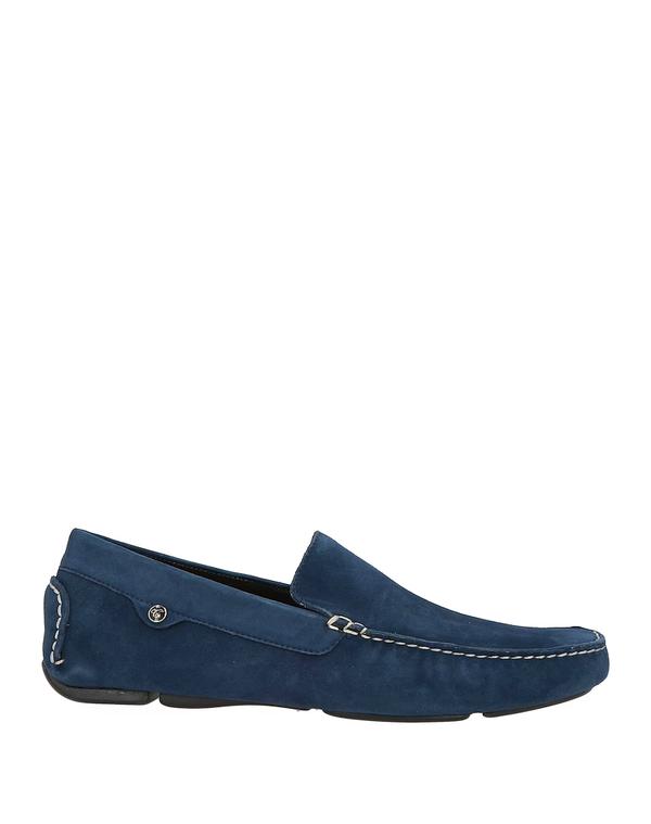 カナーリ メンズ シューズ スリッポン・ローファー CANALI モカシン Navy ネイビー