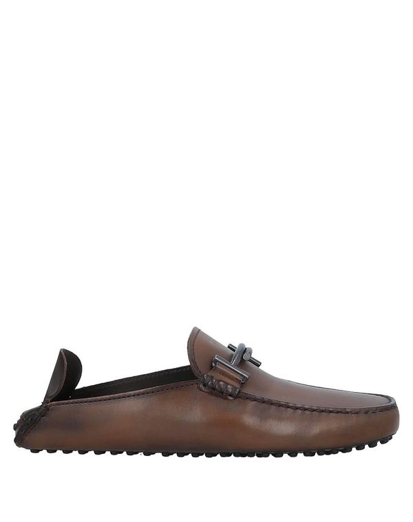 トッズ メンズ シューズ スリッポン・ローファー TOD'S モカシン Chocolate Brown ブラウン