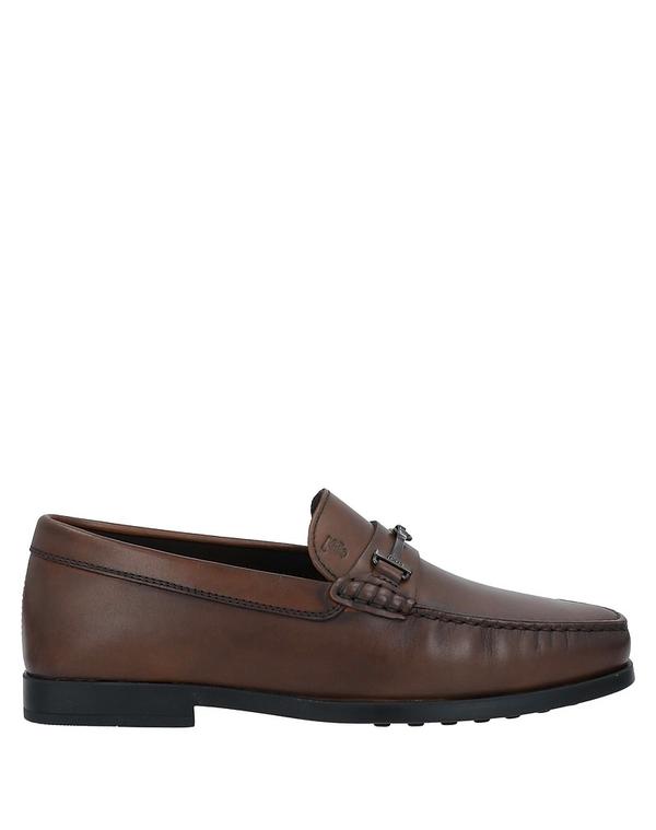 トッズ メンズ シューズ スリッポン・ローファー TOD'S モカシン Dark Brown ブラウン