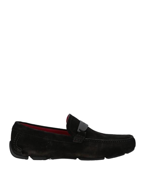 フェラガモ メンズ シューズ スリッポン・ローファー FERRAGAMO モカシン Black ブラック