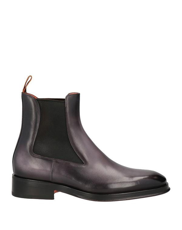 サントーニ メンズ シューズ ブーツ・レインブーツ SANTONI ショートブーツ Charcoal チャコール|ReVida 店