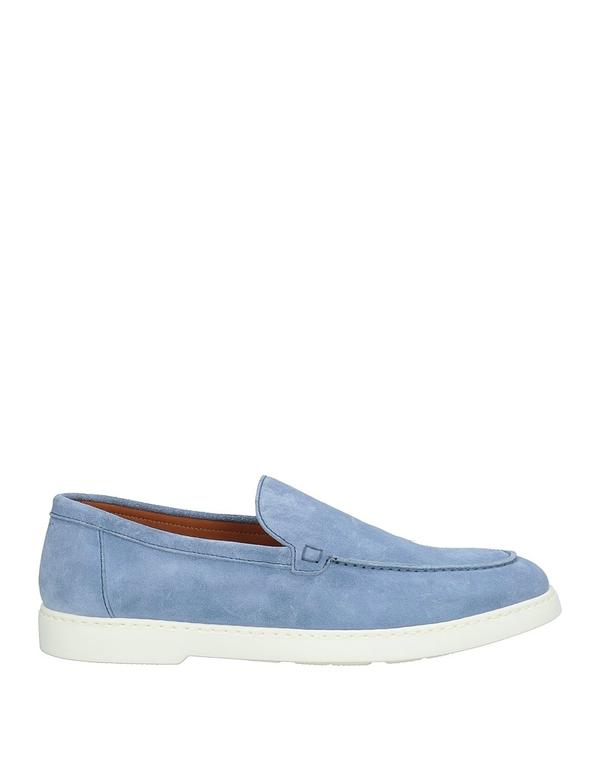 ドンカルズ メンズ シューズ スリッポン・ローファー DOUCAL\u0027S モカシン Light Blue 青色