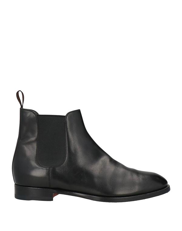 サントーニ メンズ シューズ ブーツ・レインブーツ SANTONI 遊撃手ブーツ Black 黒いこと