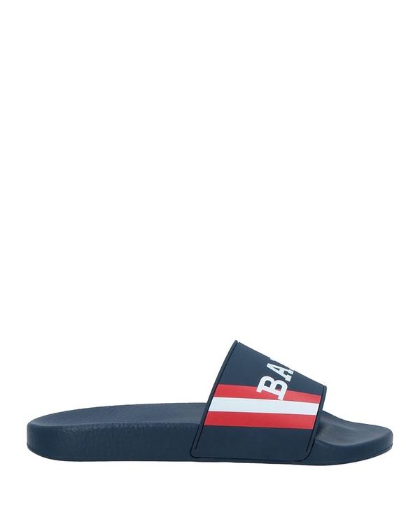 バリー メンズ シューズ サンダル BALLY 横すべりサンダル＆家庭用スリッパ Navy 米国海軍 スリッポン-靴-メンズ靴