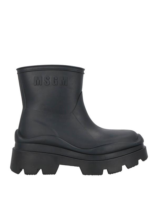 エムエスジイエム メンズ シューズ ブーツ・レインブーツ MSGM 遊撃手ブーツ Black 黒いこと
