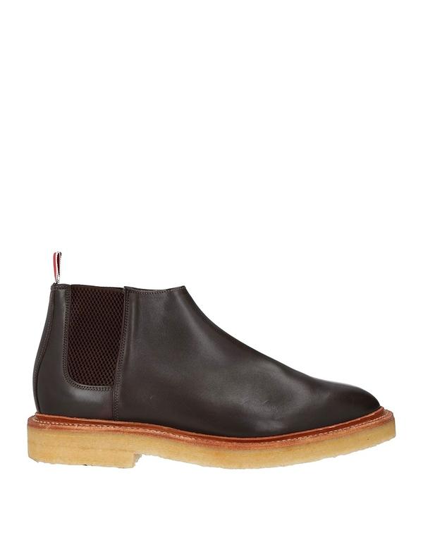 トム赤銅色 メンズ シューズ ブーツ・レインブーツ THOM BROWNE 遊撃手ブーツ Dark Brown 赤銅色