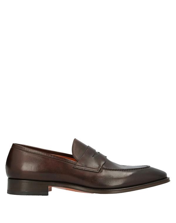 サントーニ メンズ シューズ スリッポン・ローファー SANTONI モカシン Dark Brown ブラウン 100,900円
