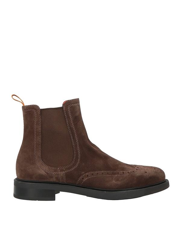 サントーニ メンズ シューズ ブーツ・レインブーツ SANTONI ショートブーツ Chocolate Brown ブラウン｜ReVida 店