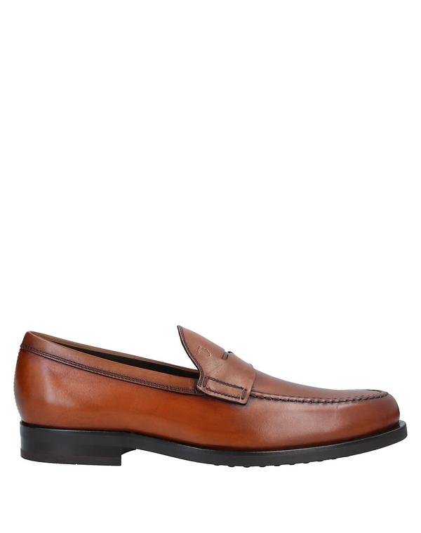 トッズ メンズ シューズ スリッポン・ローファー TOD'S モカシン Tan タン