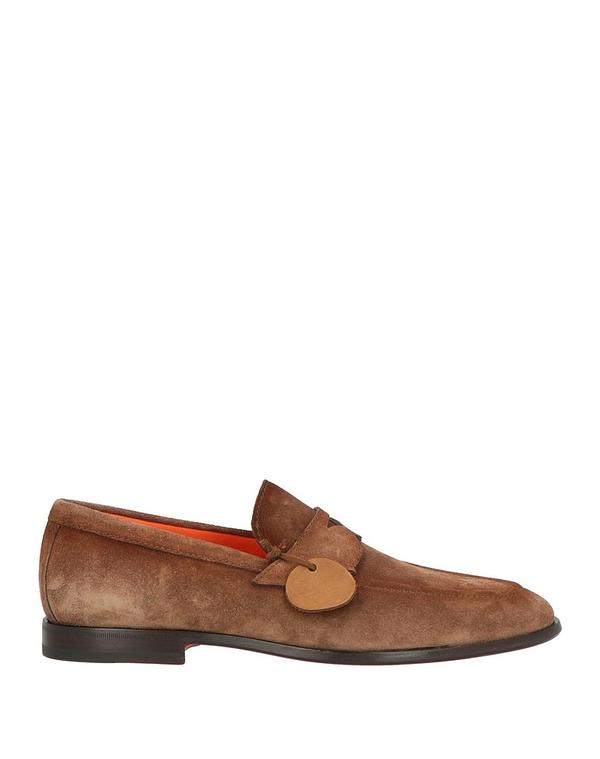 サントーニ メンズ シューズ スリッポン・ローファー SANTONI モカシン Khaki カーキ