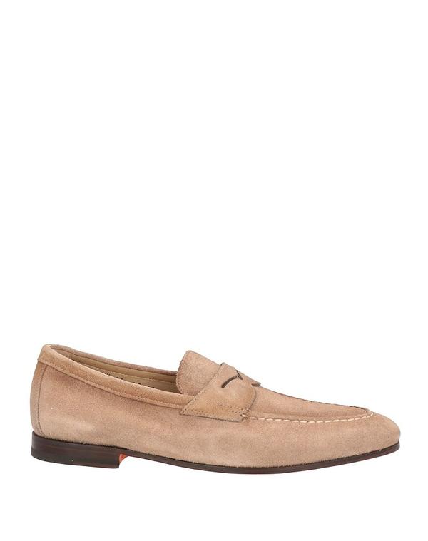 サントーニ メンズ シューズ スリッポン・ローファー SANTONI モカシン Sand サンド