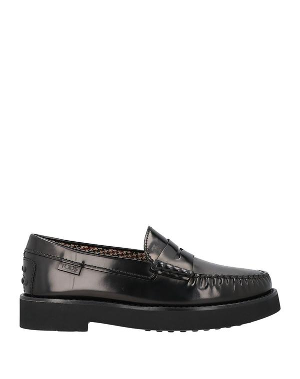 トッズ メンズ シューズ スリッポン・ローファー TOD'S モカシン Black ブラック