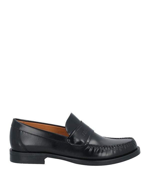 フェラガモ メンズ シューズ スリッポン・ローファー FERRAGAMO モカシン Black 黒いこと