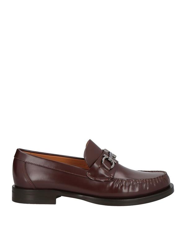 フェラガモ メンズ シューズ スリッポン・ローファー FERRAGAMO モカシン Chocolate Brown 赤銅色