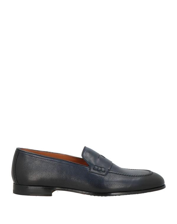 ドンカルズ メンズ シューズ スリッポン・ローファー DOUCAL'S モカシン Midnight Blue ブルー