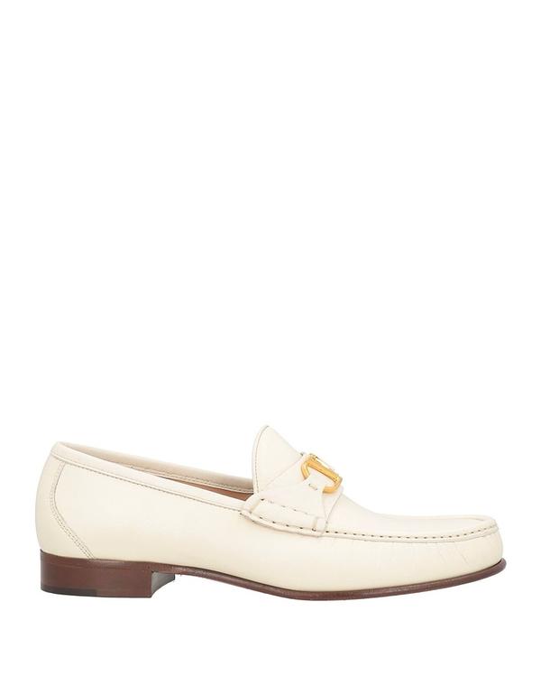 ヴァレンティノ メンズ シューズ スリッポン・ローファー VALENTINO GARAVANI モカシン Ivory アイボリー 160,900円