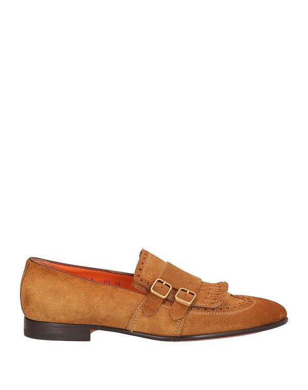 サントーニ メンズ シューズ スリッポン・ローファー SANTONI モカシン Brown 赤銅色