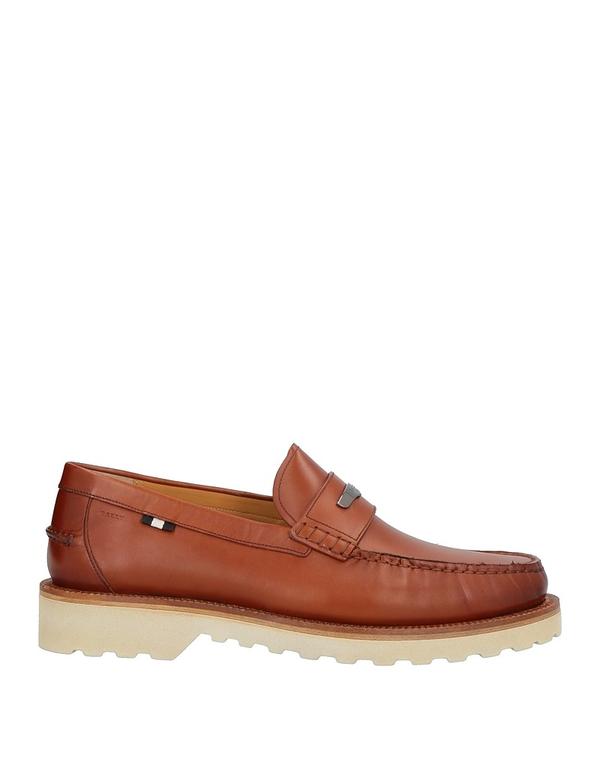 バリー メンズ シューズ スリッポン・ローファー BALLY モカシン Brown 赤銅色