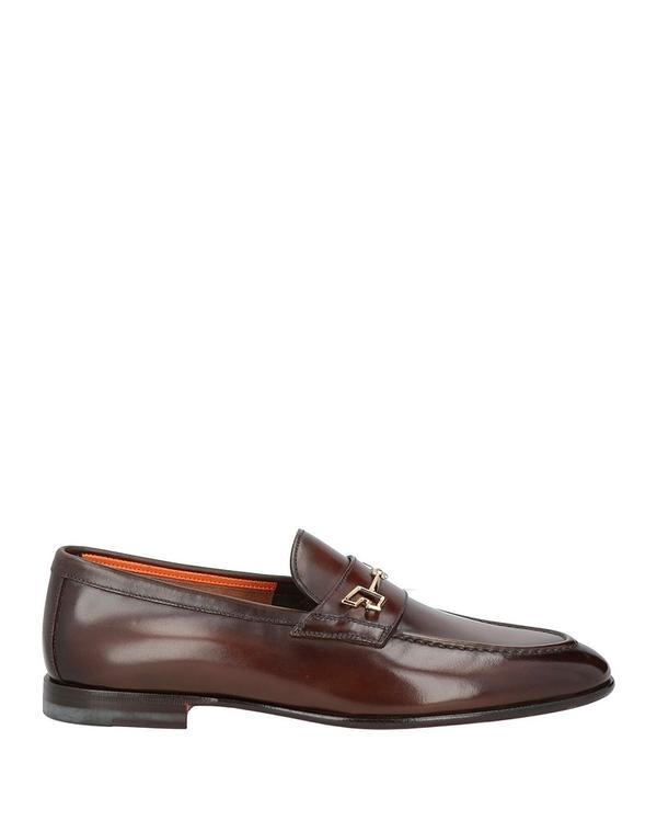 サントーニ メンズ シューズ スリッポン・ローファー SANTONI モカシン Dark Brown ブラウン