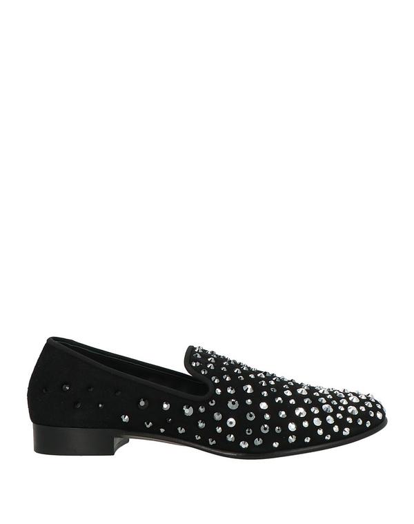 ジュゼッペザノッティ メンズ シューズ スリッポン・ローファー GIUSEPPE ZANOTTI モカシン Black 黒いこと